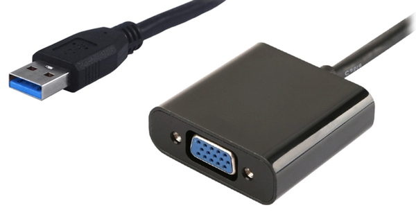ΑΝΤΑΠΤΟΡΑΣ ΕΙΚΟΝΑΣ POWERTECH αντάπτορας USB 3.0 σε VGA PTH-021, Full HD, μαύρο