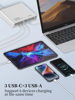 ΦΟΡΤΙΣΤΗΣ ΜΠΡΙΖΑΣ LDNIO σταθμός φόρτισης Q605, 3x USB-C & 3x USB, 120W, PD/QC, λευκός