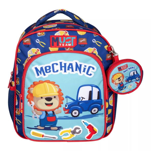Σ4ΧΟΛΙΚΗ ΤΣΑΝΤΑ ΠΛΑΤΗΣ ΝΗΠΙΟΥ MUST TEAM MECHANIC 2 ΘΗΚΕΣ 000587437