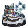 ΧΩΡΙΟ XMAS ΦΩΣ-ΚΙΝΗΣΗ ΑΓ.ΒΑΣΙΛΗΣ 20,5cm  7Led  3xAAA  KOYTI 159X22X23EK.  93-2367
