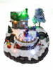 ΧΩΡΙΟ XMAS ΦΩΣ-ΚΙΝΗΣΗ ΑΓ.ΒΑΣΙΛΗΣ 20,5cm  7Led  3xAAA  KOYTI 159X22X23EK.  93-2367