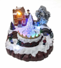 ΧΩΡΙΟ XMAS ΦΩΣ-ΚΙΝΗΣΗ ΠΑΓΩΜΕΝΟ ΔΕΝΤΡΟ 20,5cm  4Led  3xAAA  KOYTI 15X22X23EK.  93-2368