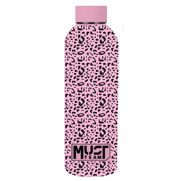 ΘΕΡΜΟΣ ΑΝΟΞΕΙΔΩΤΟ MUST TEAM ΜΑΥΡΟ TECH LOVE PINK 500 ML 000587504