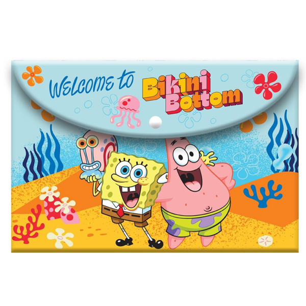 ΦΑΚΕΛΟΣ ΚΟΥΜΠΙ Α4 SPONGEBOB ΣΦΟΥΓΓΑΡΑΚΗΣ  000483171