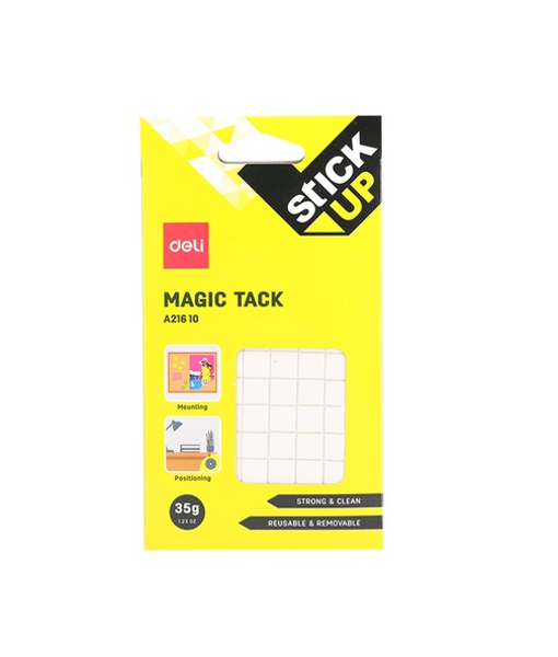 ΚΟΛΛΑ ΜΑΣΤΙΧΑ DELI MAGIC TACK 75ΤΕΜ ΛΕΥΚH 35gr A216 10