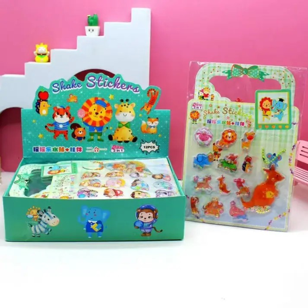 ΑΥΤΟΚΟΛΛΗΤΑ ΝΕΡΟΥ και glitter Pencilia sticker 15Χ22ΕΚ. ΔΙΑΦΟΡΑ ΣΧΕΔΙΑ 13-1533