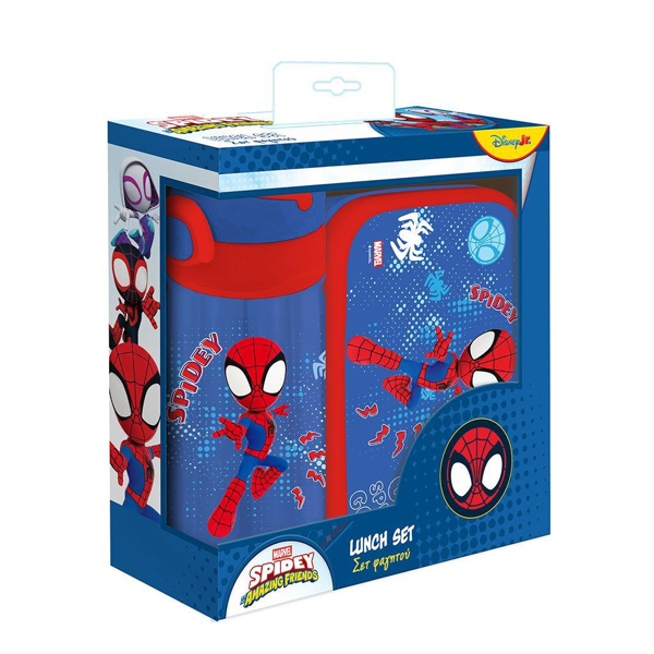 ΦΑΓΗΤΟΔΟΧΕΙΟ PP 800ML & ΠΑΓΟΥΡΙ PP 500ML ΣΕΤ SPIDERMAN 000508791