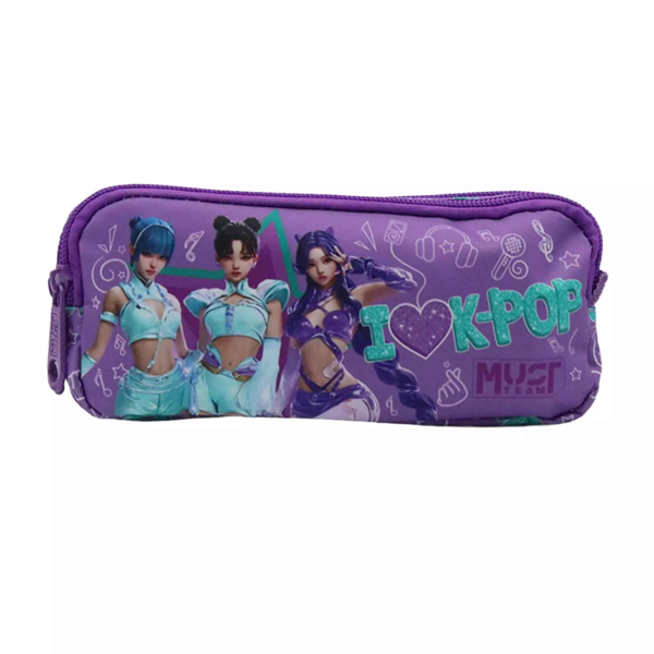 ΣΧΟΛΙΚΗ ΚΑΣΕΤΙΝΑ ΒΑΡΕΛΑΚΙ MUST TEAM K POP 2 ΘΗΚΕΣ 000587783