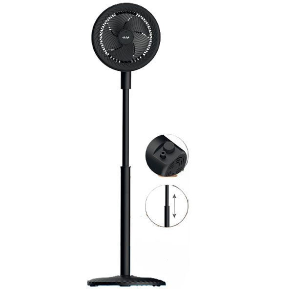 ΑΝΕΜΙΣΤΗΡΑΣ ΕΠΑΜ Φ25EK. YCOS 107εκ. 75WATT 3 ΤΑΧΥΤΗΤΕΣ ΜΑΥΡΟΣ 5 ΠΤΡΕΡΥΓΙΑ PP 03.FT-SF1008