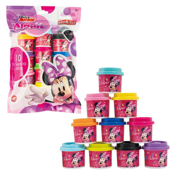 ΠΛΑΣΤΕΛΙΝΗ MINNIE DISNEY 10 ΒΑΖΑΚΙΑ ME ΚΑΠΑΚΙΑ ΚΑΛΟΥΠΑΚΙΑ 280GR +3ΕΤΩΝ 1045-03569