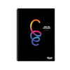 ΤΕΤΡΑΔΙΟ ΣΠΙΡΑΛ SKAG BLACK&COLOR  17X25 60Φ*120σελ. ΘΕΜΑΤΑ 2