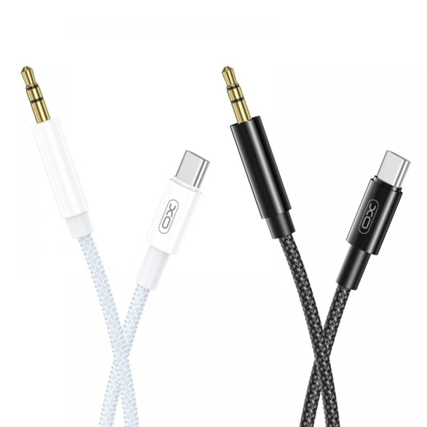ΑΝΤΑΠΤΟΡΑΣ XO-R211Β TYPE-C σε 3.5mm 1M  ΜΑΥΡΟ-ΛΕΥΚΟ