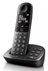ΤΗΛΕΦΩΝΟ ΑΣΥΡΜΑΤΟ PHILIPS XL4951DS/34 ελληνικό μενού, τηλεφωνητής, μαύρο