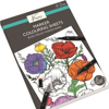 ΜΠΛΟΚ COLOURING SHEETS ΓΙΑ ΜΑΡΚΑΔΟΡΟΥΣ , 25X35CM 16PCS, FLORAL NASSAU