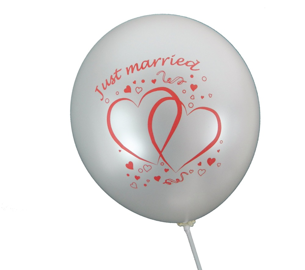 ΜΠΑΛΟΝΙΑ JUST MARRIED 30EK. TIMH 1 TEMAXIO
