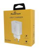 ΦΟΡΤΙΣΤΗΣ ΜΠΡΙΖΑΣ POWERTECH PT-1091, USB-C, PD 20W, λευκός