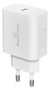 ΦΟΡΤΙΣΤΗΣ ΜΠΡΙΖΑΣ POWERTECH PT-1043, USB-C, PD QC3.0, 30W, λευκός