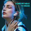 ΑΚΟΥΣΤΙΚΑ BLUETOOTH POWERTECH earphones με θήκη φόρτισης Soul, TWS, ANC, 45/400mAh, λευκά