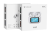 ΑΚΟΥΣΤΙΚΑ BLUETOOTH CELEBRAT με θήκη φόρτισης W63, οθόνη αφής, TWS, ANC, 13mm, 30/360mAh, λευκό