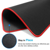 MOUSE PAD POWERTECH gaming mouse pad PT-1282, 30x25x0.3cm, μαύρο
