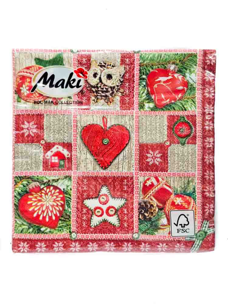 ΧΑΡΤΟΠΕΤΣΕΤΑ DECOUPAGE 33x33 20τχ SLGW014302