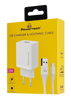 ΦΟΡΤΙΣΤΗΣ ΜΠΡΙΖΑΣ POWERTECH PT-1323 με καλώδιο Lightning, USB, 12W, λευκός