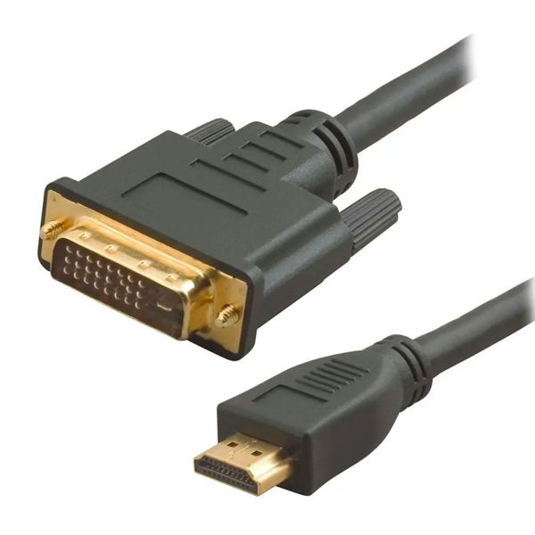 ΚΑΛΩΔΙΟ POWERTECH HDMI 19pin σε DVI 24+1 CAB-H024, Dual Link, μαύρο, 3m