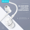 ΑΚΟΥΣΤΙΚΑ ΜΙΝΙ CELEBRAT G-19 WHITE 10mm 3.5mm 1.2m ME ΜΙΚΡΟΦΩΝΟ