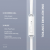 ΑΚΟΥΣΤΙΚΑ ΜΙΝΙ CELEBRAT G-19 WHITE 10mm 3.5mm 1.2m ME ΜΙΚΡΟΦΩΝΟ