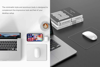 MOUSE PAD CABLETIME μεταλλικό mouse pad CT-MP24-AS, 246x202x2mm, ασημί & μαύρο