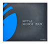 MOUSE PAD CABLETIME μεταλλικό mouse pad CT-MP24-AS, 246x202x2mm, ασημί & μαύρο