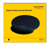 MOUSE PAD DELOCK Mousepad 12559 με στήριγμα καρπού, 252 x 227mm, μαύρο
