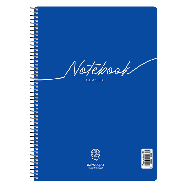 ΤΕΤΡΑΔΙΟ ΣΠΙΡΑΛ MONO SALKO NOTEBOOK FLUO 21X29 60Φ-120σελ. ΘΕΜΑΤΑ 2 6427