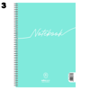 ΤΕΤΡΑΔΙΟ ΣΠΙΡΑΛ MONO SALKO ΝΟΤΕΒΟΟΚ NATURA BRIGHT 17X25 30Φ ΘΕΜΑΤΑ 1 6311