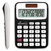 ΑΡΙΘΜΟΜΗΧΑΝΗ MediaRange Compact calculator with 10-digit LCD, solar and battey-powered, black/white (MROS190)