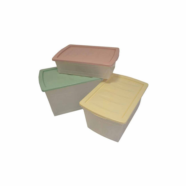 ΚΟΥΤΙ ΑΠΟΘΗΚΕΥΣΗΣ FAMILY BOX ME ΡΟΔΕΣ 60LT ΠΛΑΣΤΙΚΟ Υ35x39x60 εκ. ΔΙΑΦΟΡΑ ΧΡΩΜΑΤΑ ΚΑΠΑΚΙ