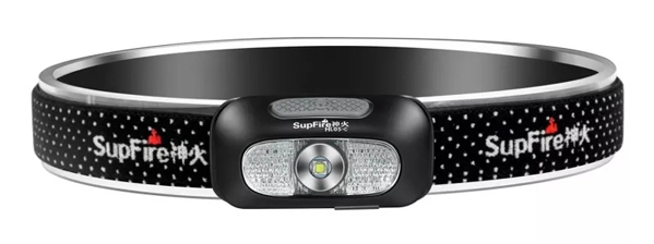 ΦΑΚΟΣ ΚΕΦΑΛΗΣ SUPFIRE HL05-C, 2W, 100Lm, 55m, 500mAh