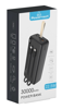 POWERBANK POWERTECH  PT-1065 30000mAh, 22.5W, μαύρο,με οθόνη και καλώδια