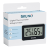 ΘΕΡΜΟΜΕΤΡΟ ΥΓΡΟΜΕΤΡΟ HΛΕΚΤΡΟΝΙΚΟ LCD BRN-0081 °C & °F, λευκό