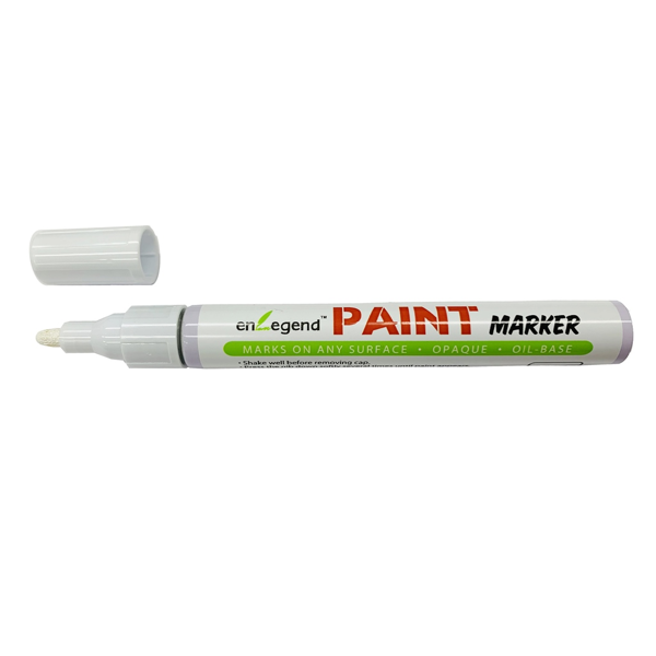 ΜΑΡΚΑΔΟΡΟΣ ENLEGENT PAINT ΛΕΥΚΟΣ ΛΑΔΙΟΥ 15mm ΔΙΑΜΕΤΡΟ 2mm MYTH JAPAN MADE