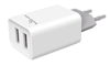 ΦΟΡΤΙΣΤΗΣ ΜΠΡΙΖΑΣ POWERTECH PT-778 FAST CHARGE 2x USB, DC5V 2.1A max , WHITE