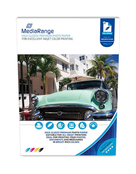 ΧΑΡΤΙ ΦΩΤΟΓΡΑΦΙΚΟ MEDIARANGE MATT 130gr Α4 100Φ MRINK101