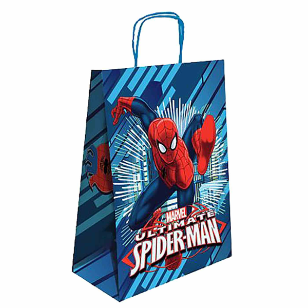 ΤΣΑΝΤΑ ΔΩΡΟΥ SPIDERMAN ΜΠΛΕ 32x24x10cm