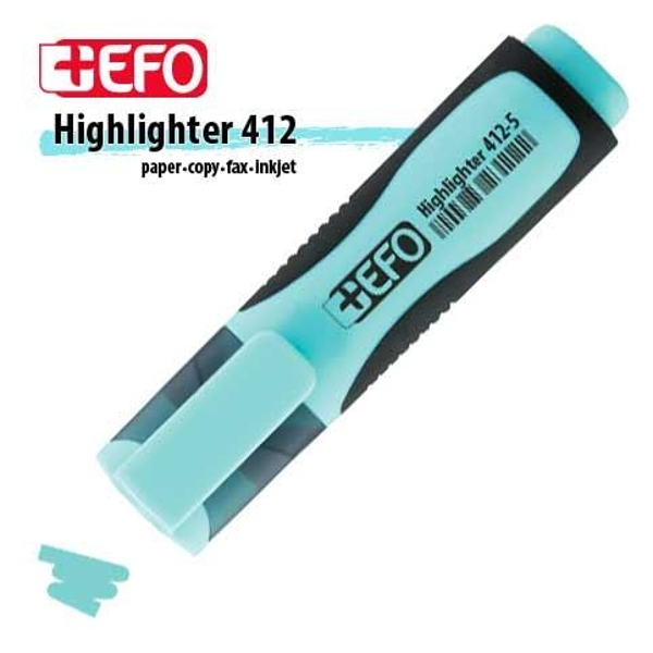 ΥΠΟΓΡΑΜΜΙΣΤΗΣ +EFO ΠΑΣΤΕΛ ΓΑΛΑΖΙΟ 412-5 Highlighter Paper-Copy-Fax