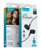ΑΚΟΥΣΤΙΚΑ ΜΙΝΙ CELEBRAT earphones με μικρόφωνο G35, 3.5mm σύνδεση, 10mm, 1.2m, μαύρα