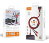 ΚΑΛΩΔΙΟ LDNIO καλώδιο USB σε USB-C/Lightning/Micro USB LC93, 3.4A, 1.2m, γκρι ΦΟΡΤΙΣΗ ΚΑΙ ΔΕΔΟΜΕΝΑ