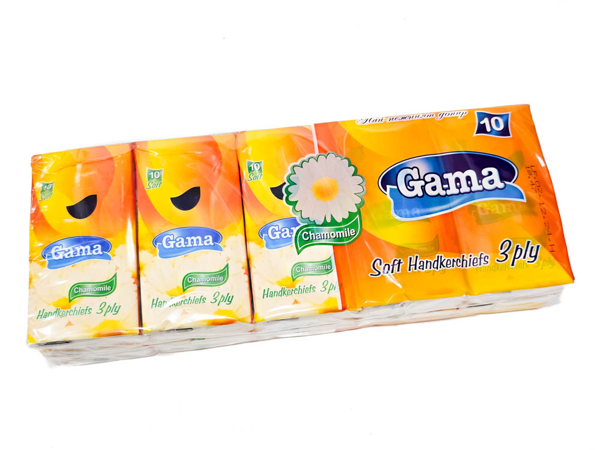ΧΑΡΤΟΜΑΝΔΗΛΑ ΤΣΕΠΗΣ 3ΠΛΑ GAMA SOFT ΧΑΜΟΜΗΛΙ ΠΑΚΕΤΟ 10TEM