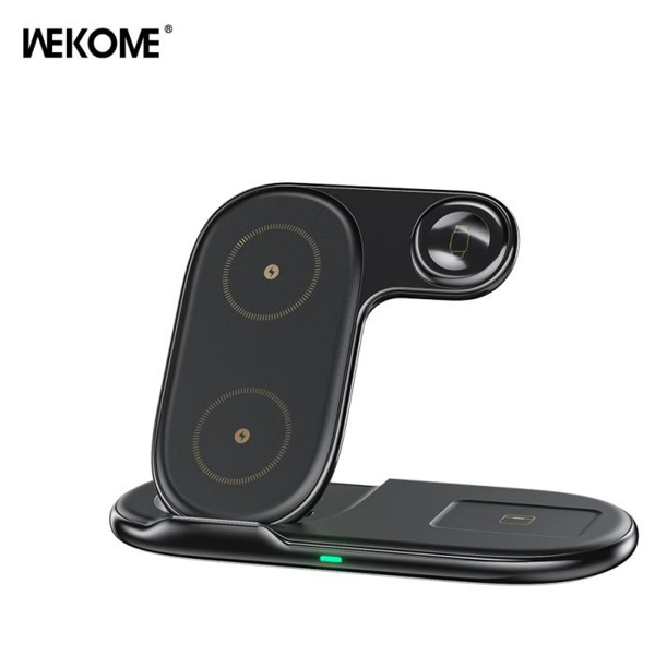 ΒΑΣΗ ΑΣΥΡΜΑΤΗΣ ΦΟΡΤΙΣΗΣ Wireless Magnetic Charger/Stand 3in1 15W WK WP-U167 Black