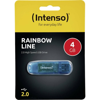 ΜΝΗΜΗ USB INTENSO 4GB BLUE USB 2.0 CAP