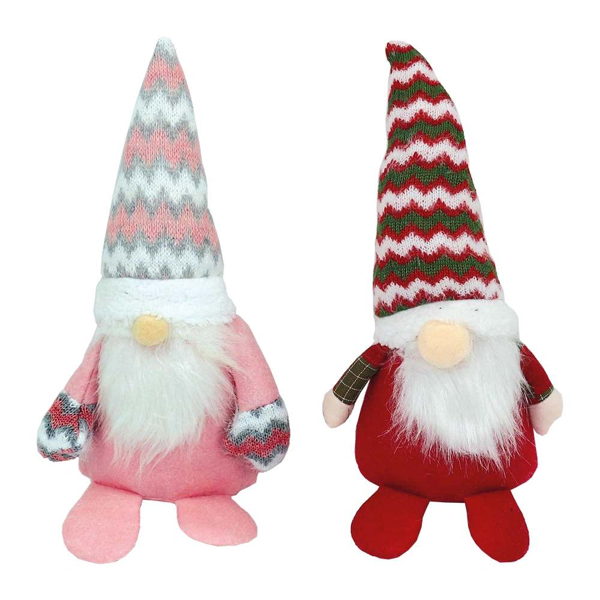 ΛΟΥΤΡΙΝΟ ΧΡΙΣΤΟΥΓΓΕΝΝΩΝ GNOME 45cm ΡΟΖ ΚΟΚΚΙΝΟ 15562